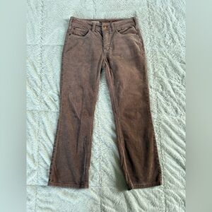 Pilcro Anthropologie Women’s Mid Rise Bootcut Blush Corduroy Pants 26 Petite